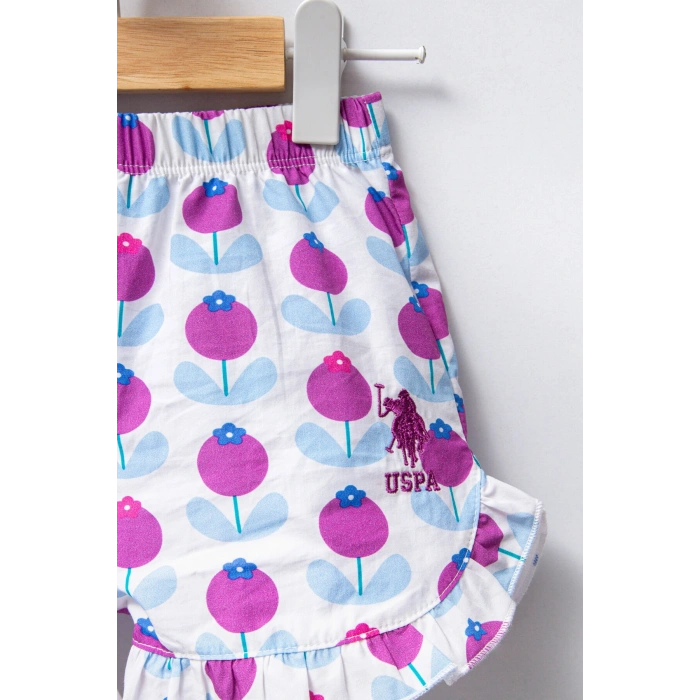 U.S.POLO ASSN. KIZ BEBEK 2Lİ TAKIM - Beyaz