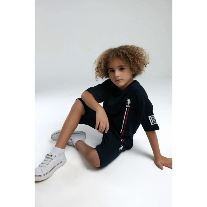 ERKEK ÇOCUK BERMUDA TAKIM - LACİVERT