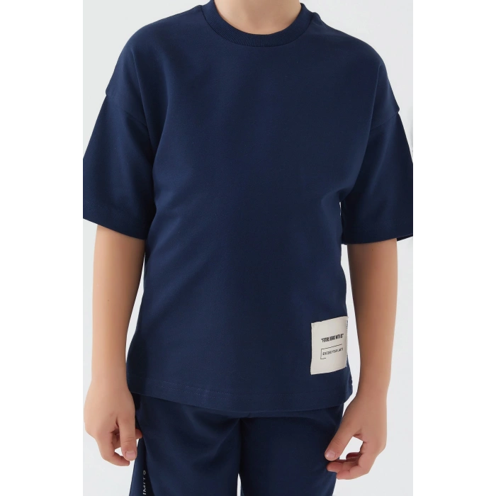 ERKEK ÇOCUK BERMUDA TAKIM - LACİVERT