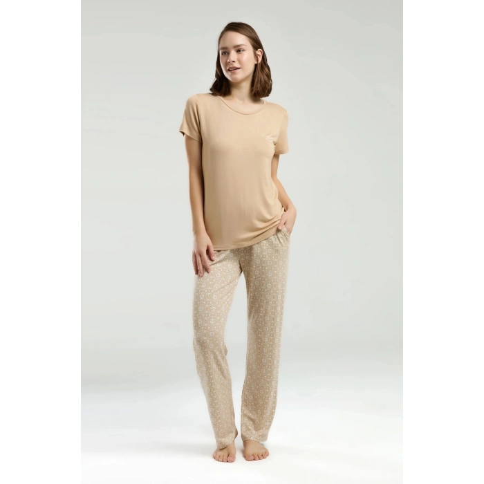 KADIN İKİLİ TAKIM - BEJ