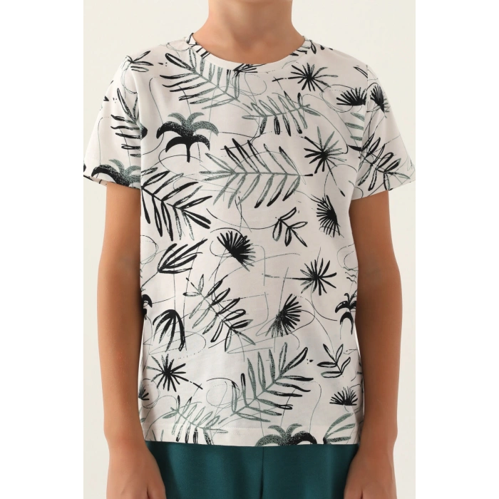 ARNETTA BABA OĞUL BERMUDA TAKIM - BEYAZ