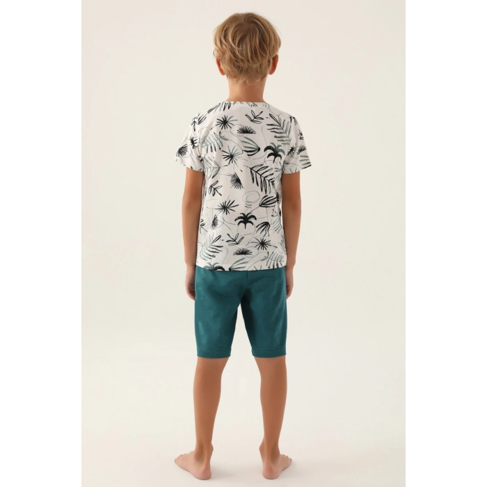 ARNETTA BABA OĞUL BERMUDA TAKIM - BEYAZ