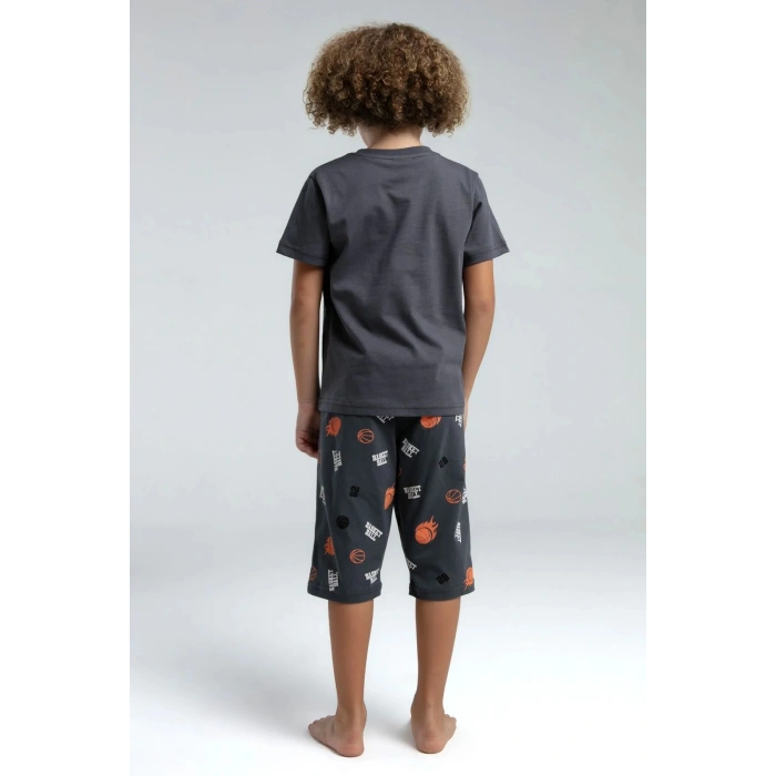 ERKEK ÇOCUK KAPRİ TAKIM - FÜME