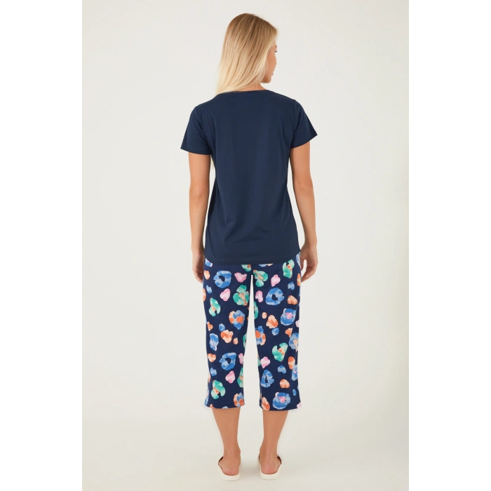 ARNETTA KADIN KAPRİ TAKIM - LACİVERT