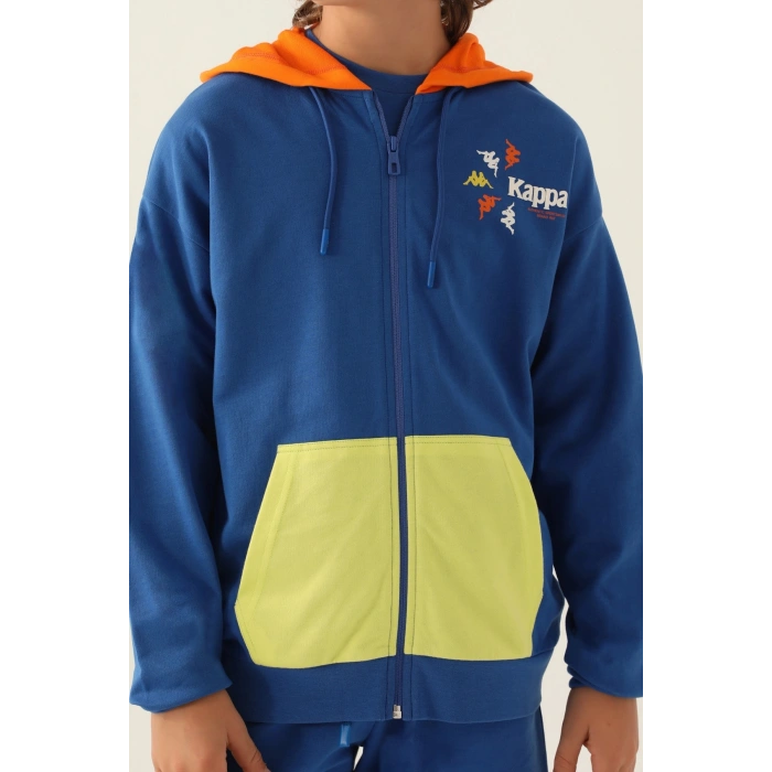 KAPPA ERKEK ÇOCUK FULLZIP SWEATSHIRT - COBALT