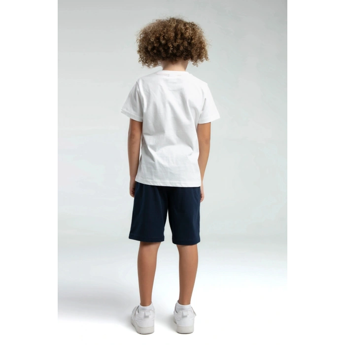 ERKEK ÇOCUK BERMUDA TAKIM - Beyaz
