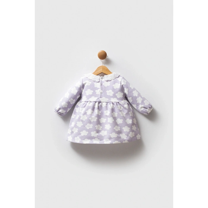 U.S.POLO ASSN KIZ BEBEK ELBİSE - LİLA