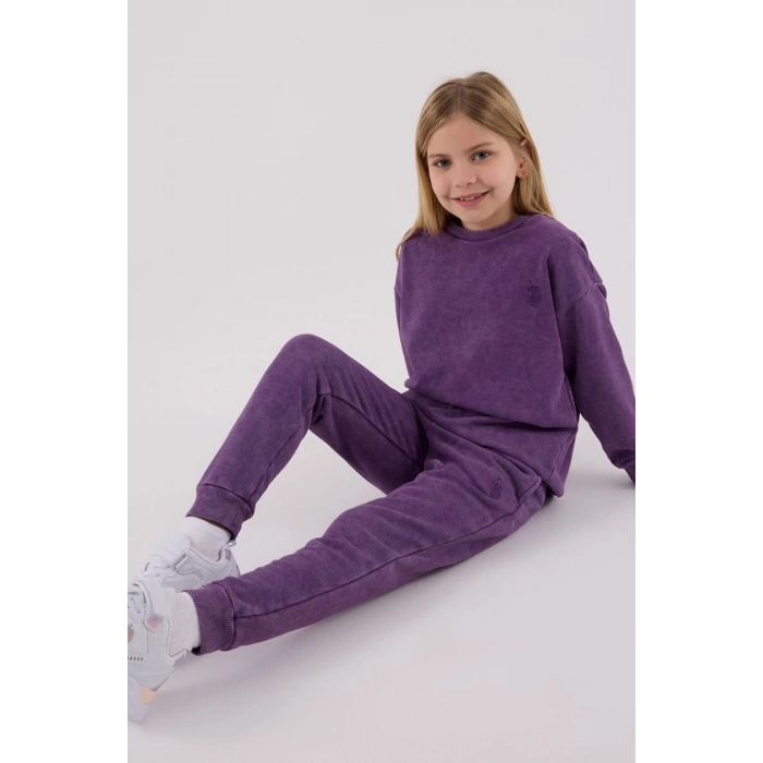 KIZ ÇOCUK İKİLİ TAKIM - MOR
