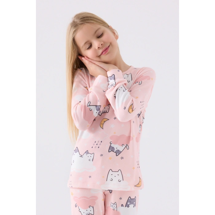 KIZ ÇOCUK İKİLİ TAKIM - Açık Pembe