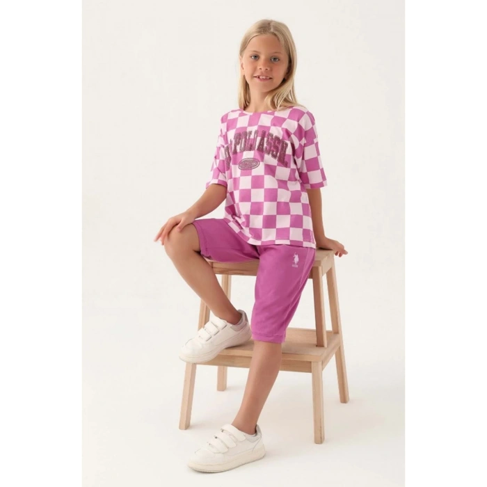KIZ ÇOCUK KAPRİ TAKIM - ROSE