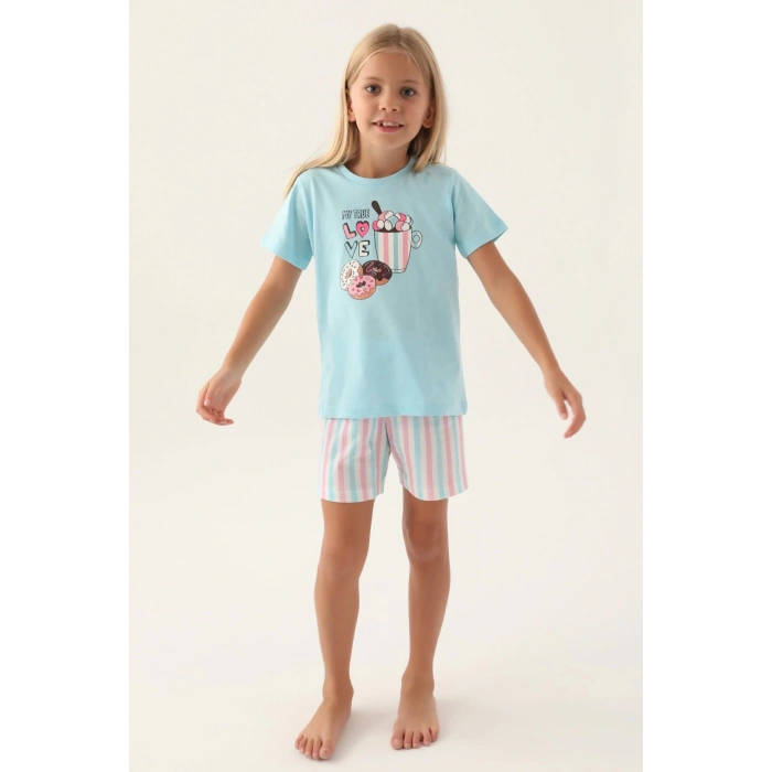 ARNETTA ANNE KIZ ŞORT TAKIM - AÇIK MAVİ