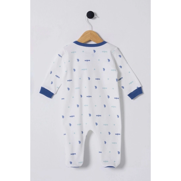 U.S POLO ASSN ERKEK BEBEK PATİKLİ TULUM - Beyaz