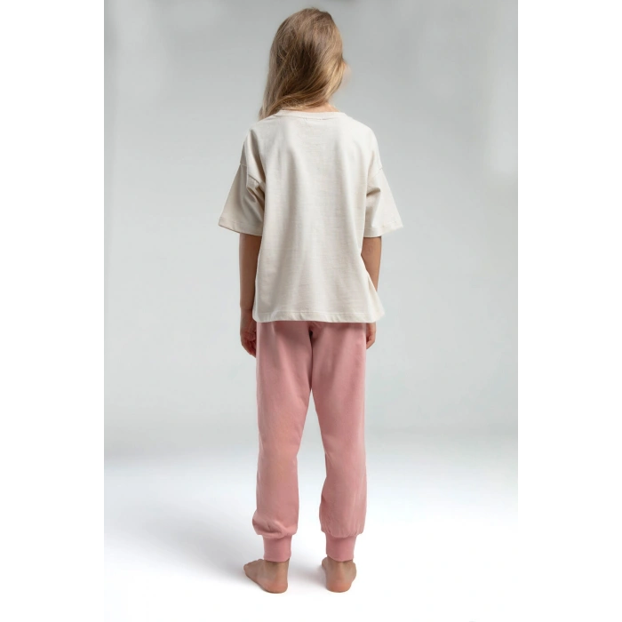 KIZ ÇOCUK İKİLİ TAKIM - BEJ