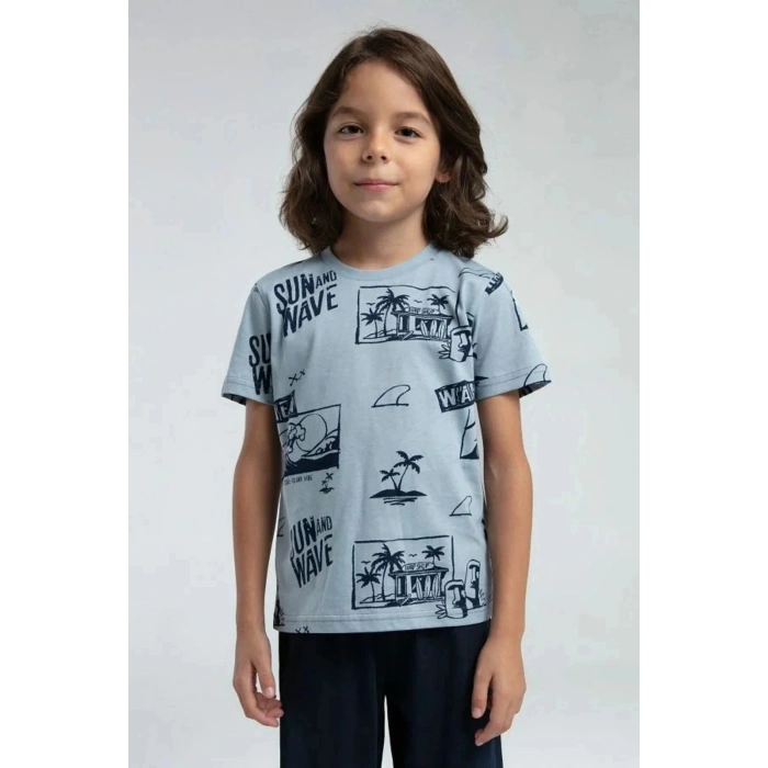 ERKEK ÇOCUK KAPRİ TAKIM - SOFT YEŞİL