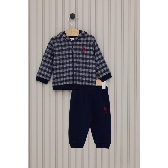 US POLO ERKEK BEBEK 3LU TAKIM - LACİVERT