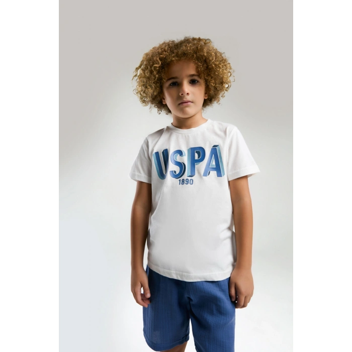 ERKEK ÇOCUK BERMUDA TAKIM - Beyaz