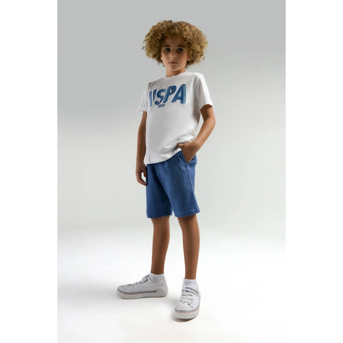 ERKEK ÇOCUK BERMUDA TAKIM - Beyaz