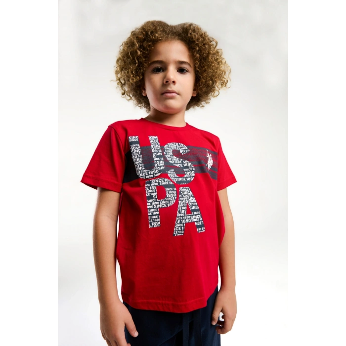 ERKEK ÇOCUK BERMUDA TAKIM - KIRMIZI