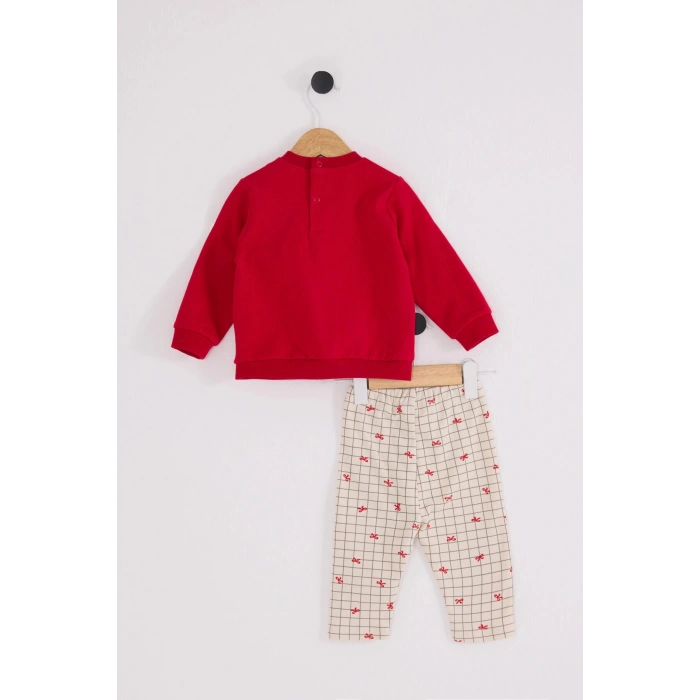 U.S.POLO ASSN KIZ BEBEK 2Lİ TAKIM - KIRMIZI