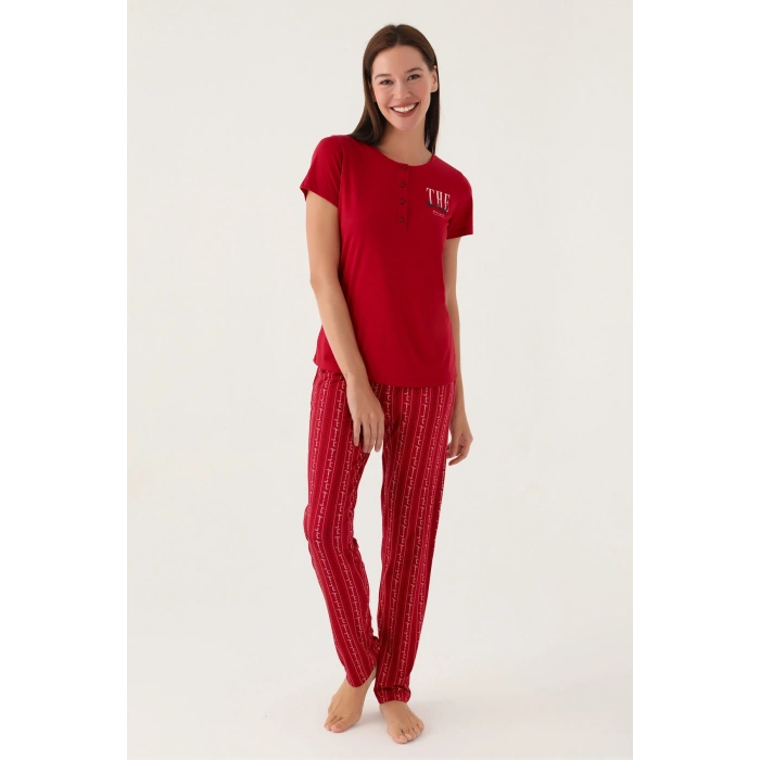 ARNETTA KADIN  İKİLİ TAKIM - BORDO