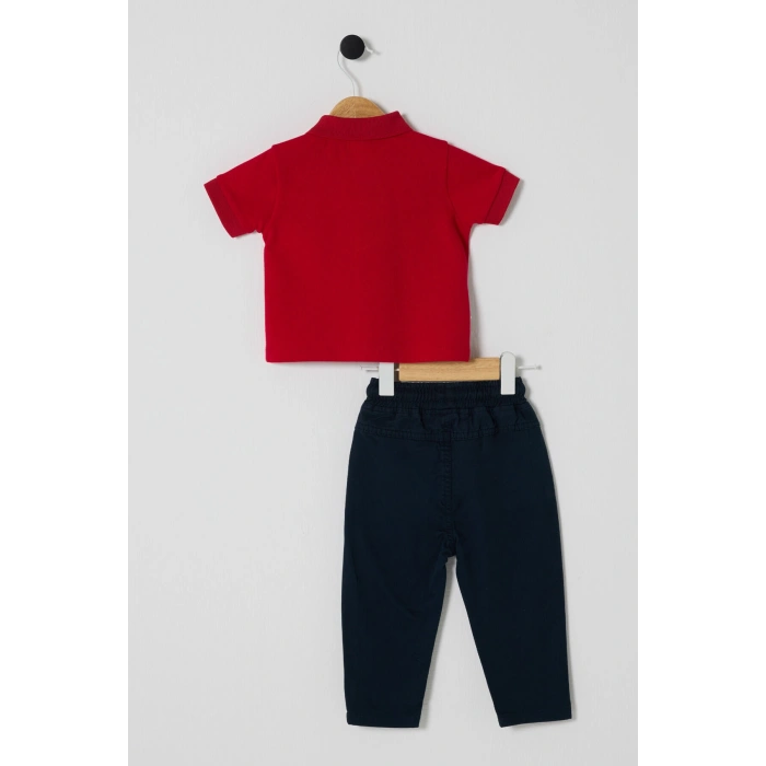 U.S POLO ASSN ERKEK BEBEK 2Lİ TAKIM - KIRMIZI