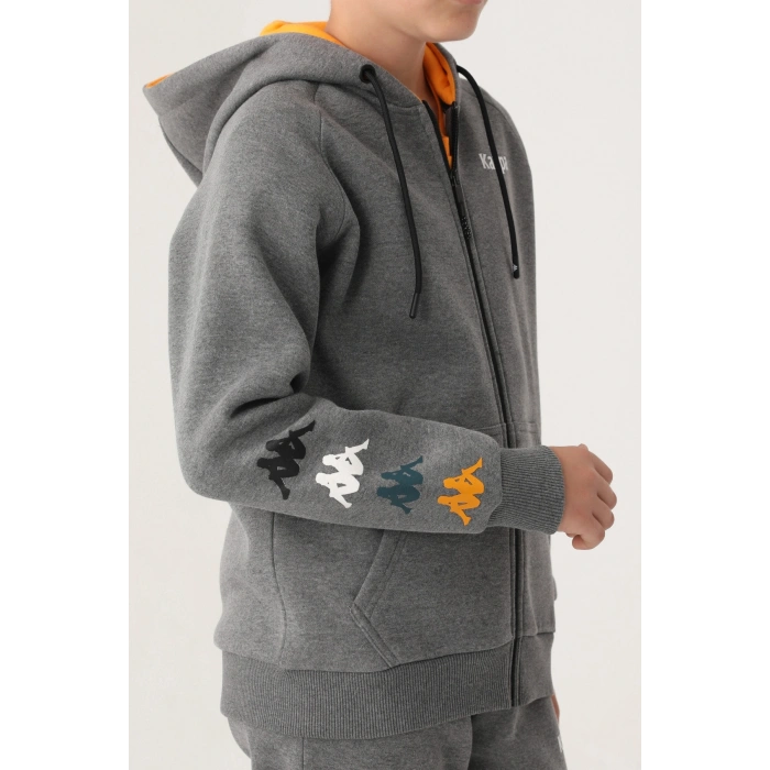 KAPPA ERKEK ÇOCUK SWEATSHIRT - ANTRASİT MELANJ