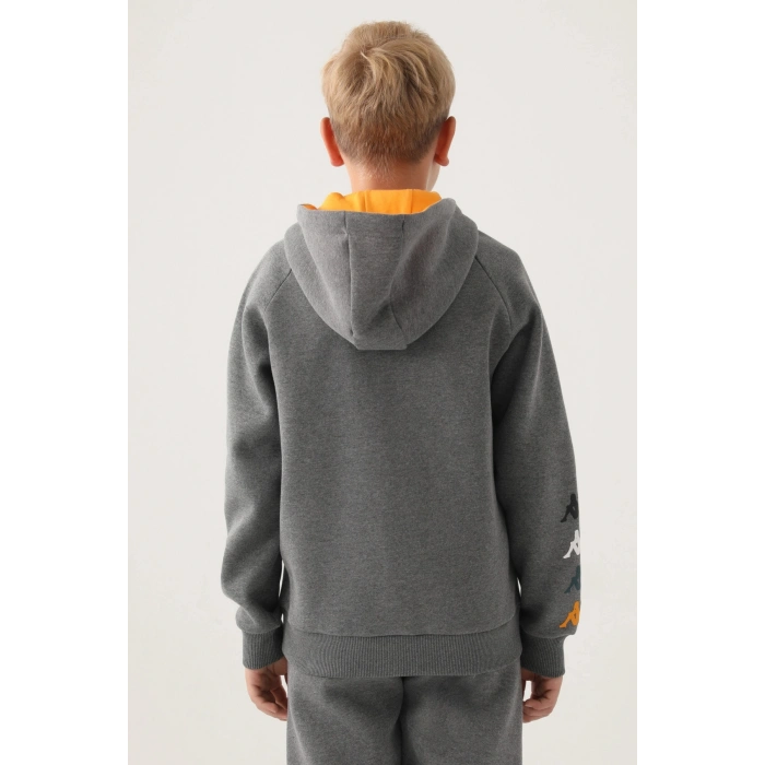 KAPPA ERKEK ÇOCUK SWEATSHIRT - ANTRASİT MELANJ