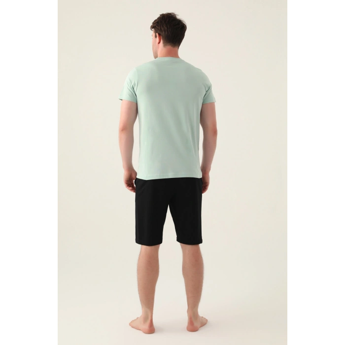 ARNETTA ERKEK BERMUDA TAKIM - SU YEŞİLİ