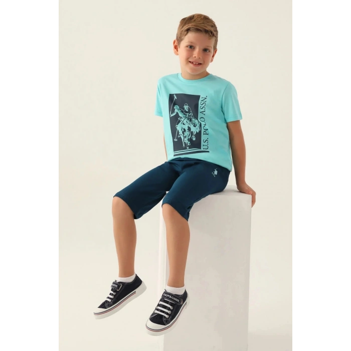 ERKEK ÇOCUK KAPRİ TAKIM - TURKUAZ