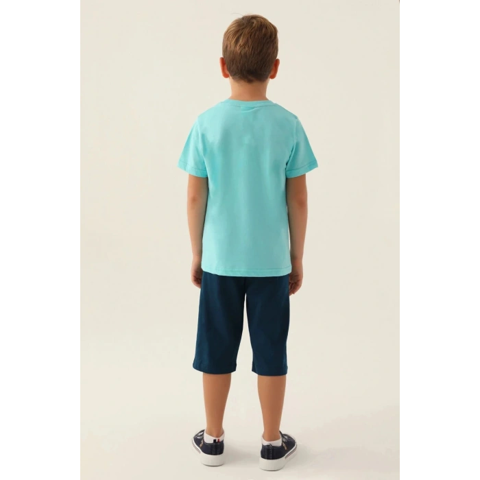 ERKEK ÇOCUK KAPRİ TAKIM - TURKUAZ