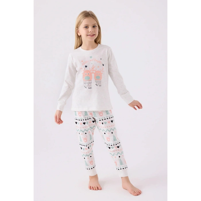 ANNE KIZ İKİLİ TAKIM - BEYAZ