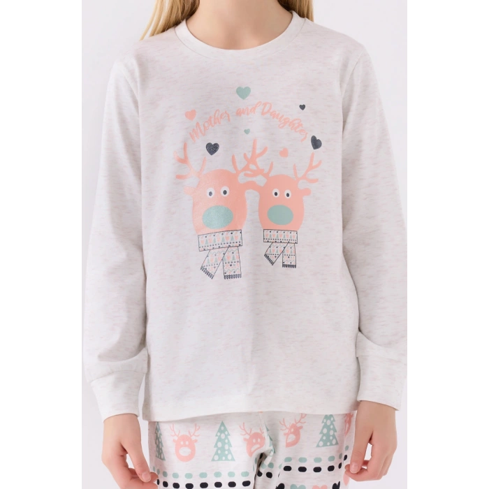 ANNE KIZ İKİLİ TAKIM - BEYAZ