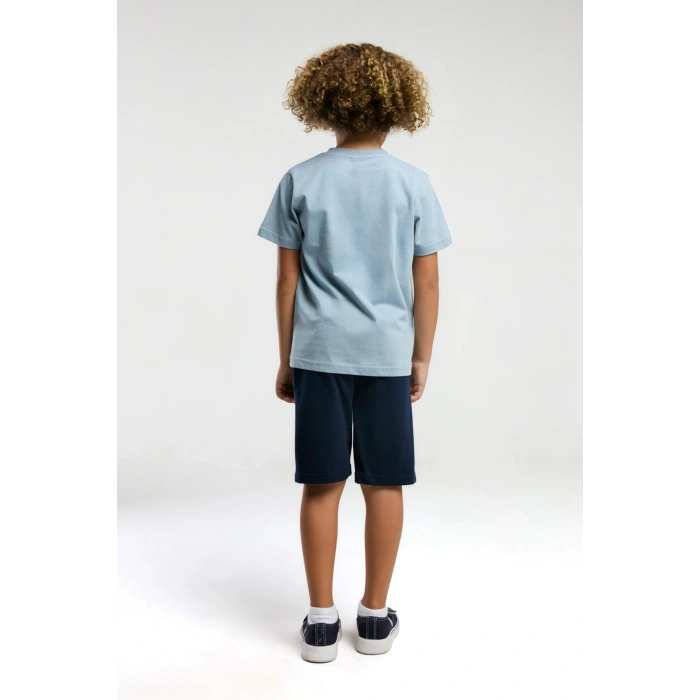 ERKEK GARSON BERMUDA TAKIMI - SOFT YEŞİL