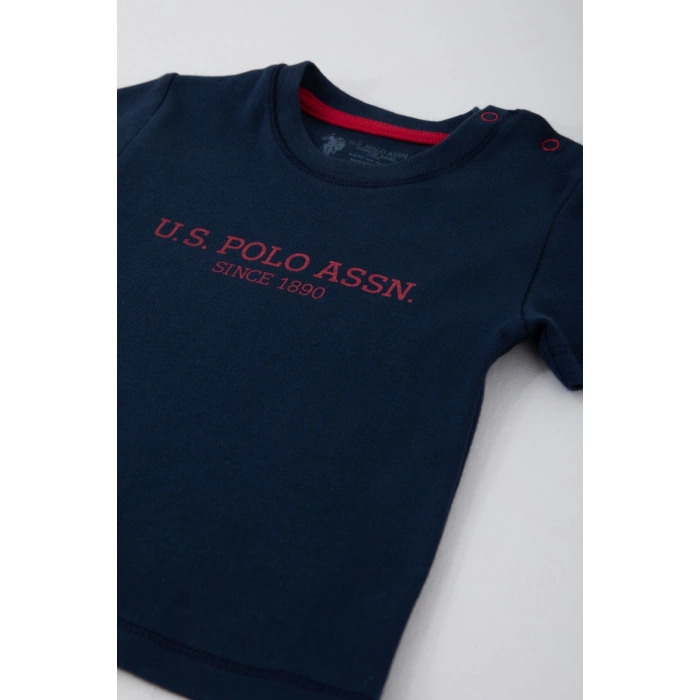 ERKEK BEBEK 2 Lİ KISA KOL T-SHIRT TAKIM - NAVY