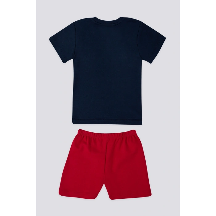 ERKEK BEBEK 2 Lİ KISA KOL T-SHIRT TAKIM - NAVY