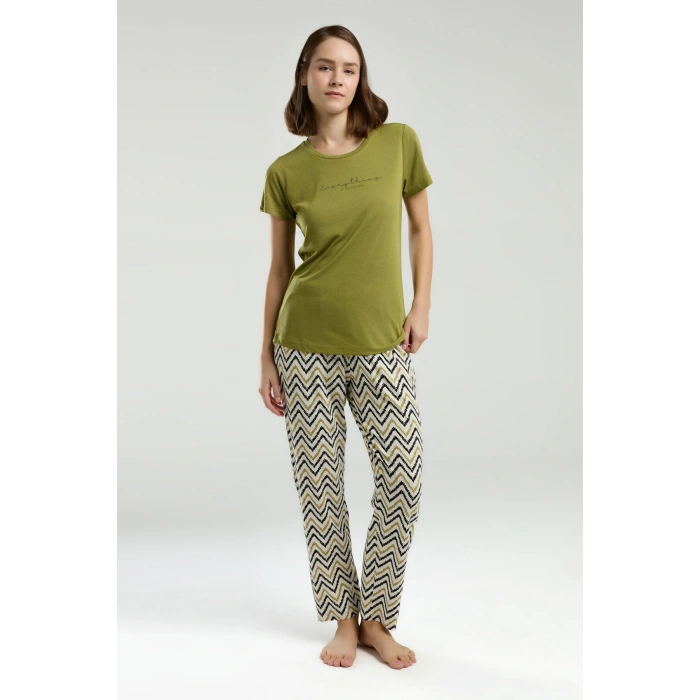 ARNETTA KADIN İKİLİ TAKIM - YAĞ YEŞİLİ