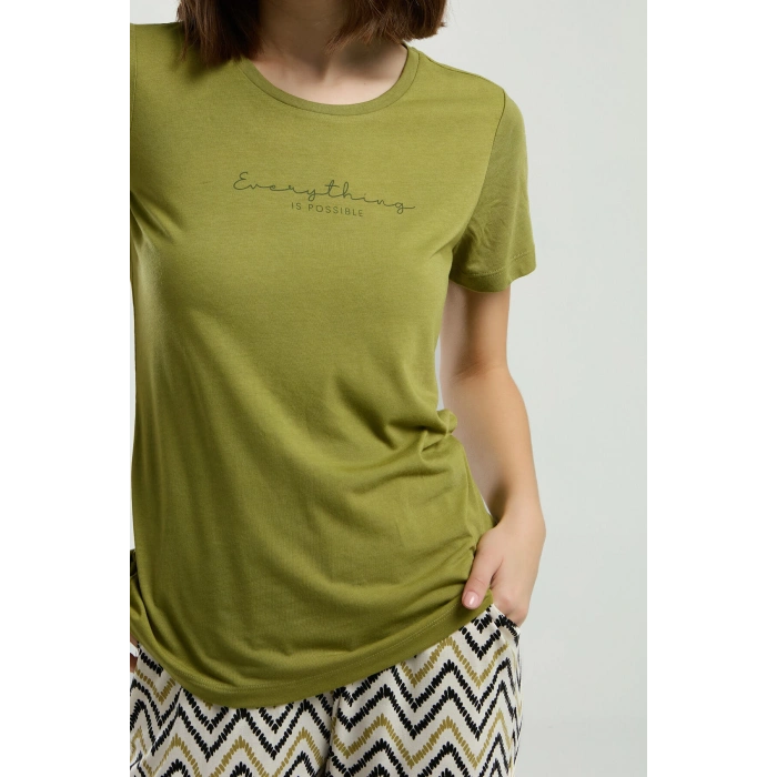 ARNETTA KADIN İKİLİ TAKIM - YAĞ YEŞİLİ