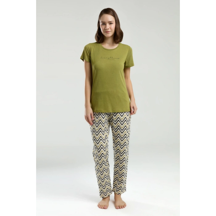 ARNETTA KADIN İKİLİ TAKIM - YAĞ YEŞİLİ