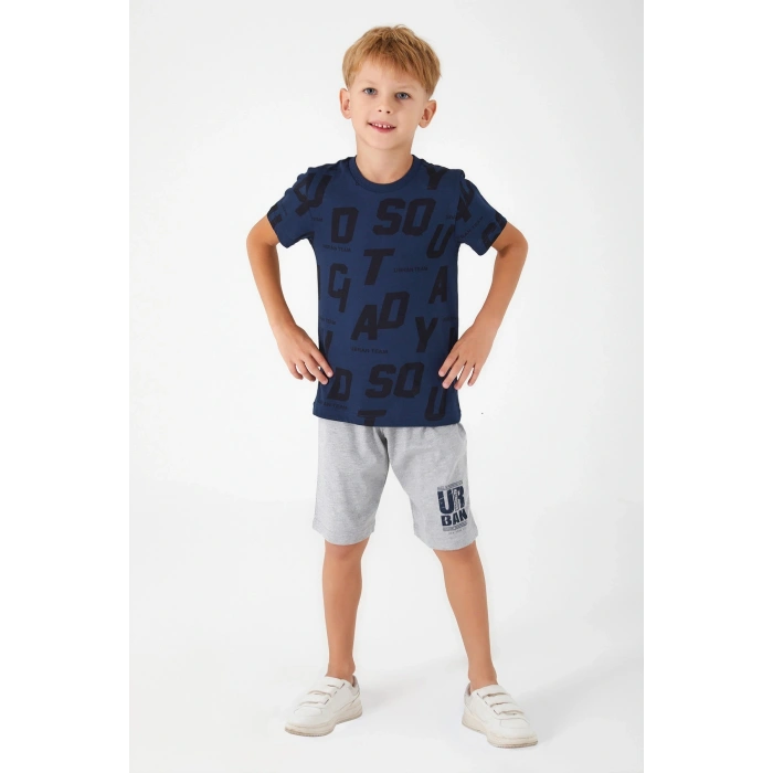 BABA OĞUL BERMUDA TAKIM - LACİVERT