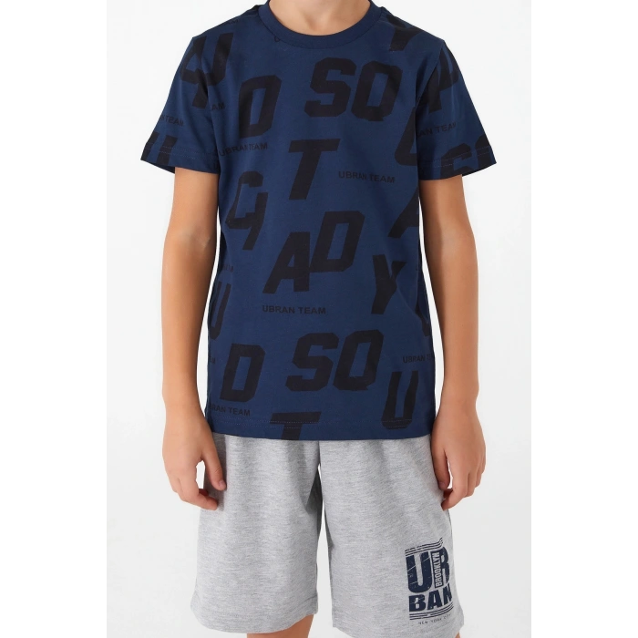 BABA OĞUL BERMUDA TAKIM - LACİVERT