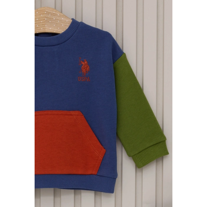 US POLO ERKEK BEBEK 2LI TAKIM - GECE MAVİSİ