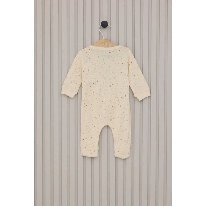 US POLO KIZ BEBEK UZUN KOLLU PATİKSİZ TULUM - BEYAZ