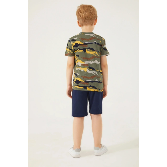 ERKEK ÇOCUK BERMUDA TAKIM - AVCI YEŞİLİ