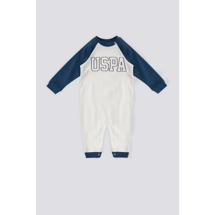 ERKEK BEBEK UZUN KOLLU PATİKSİZ TULUM - BEYAZ