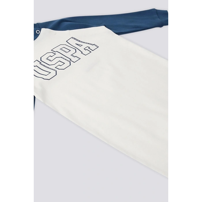 ERKEK BEBEK UZUN KOLLU PATİKSİZ TULUM - BEYAZ