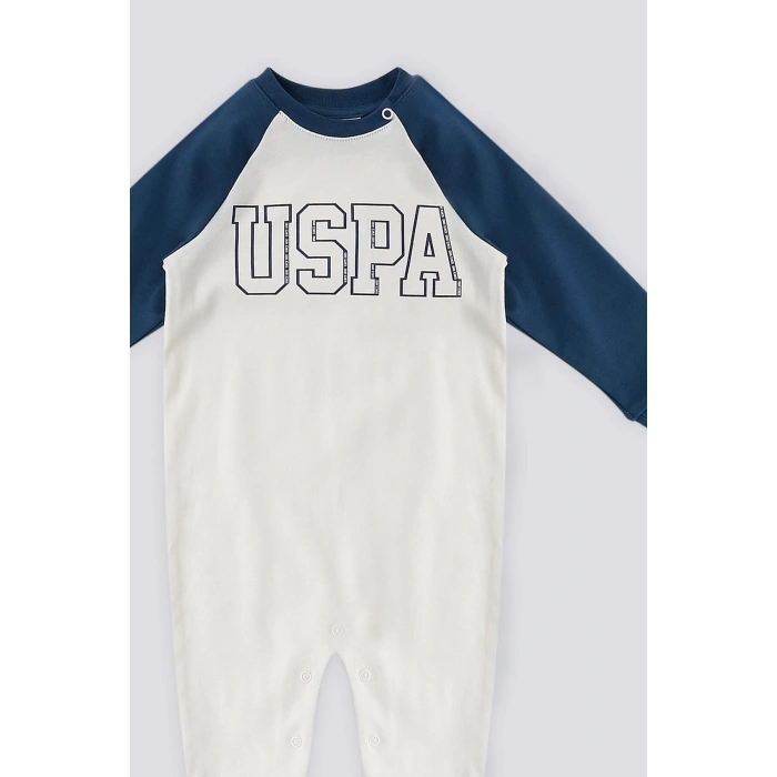 ERKEK BEBEK UZUN KOLLU PATİKSİZ TULUM - BEYAZ