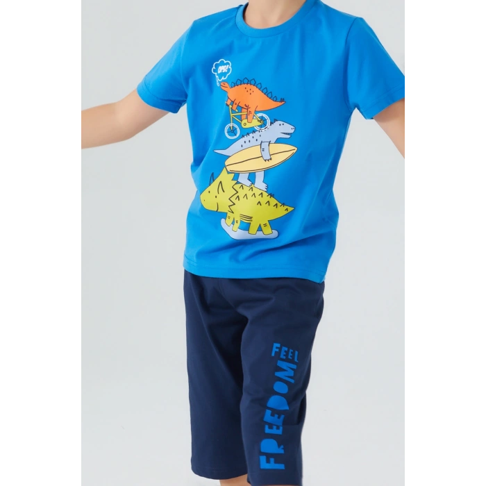 ERKEK ÇOCUK KAPRİ TAKIM - COBALT