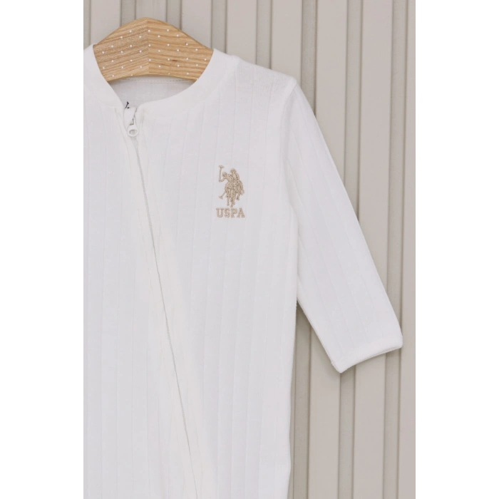 US POLO ERKEK BEBEK PATİKLİ TULUM - BEYAZ