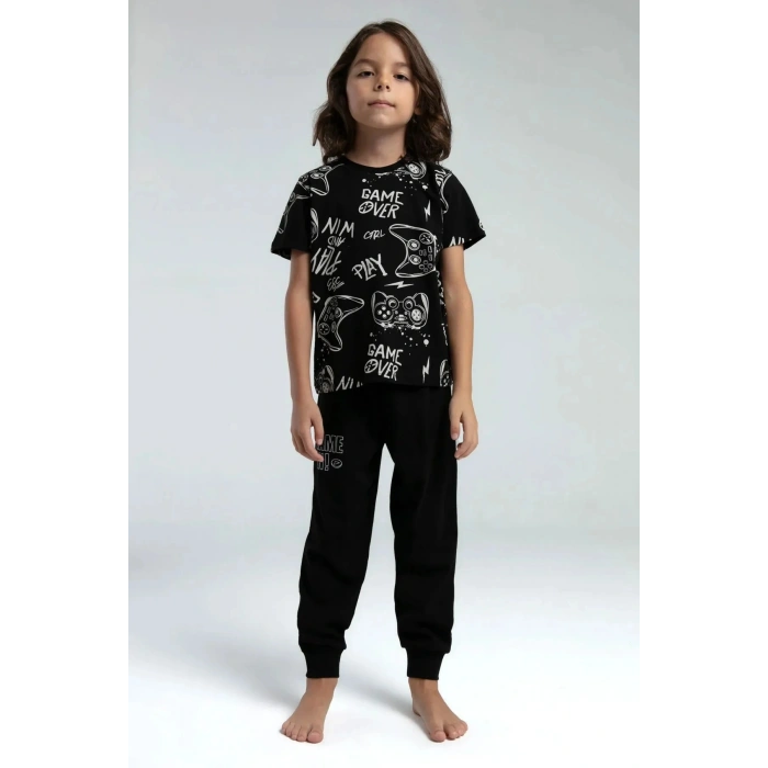 ERKEK ÇOCUK İKİLİ TAKIM - siyah