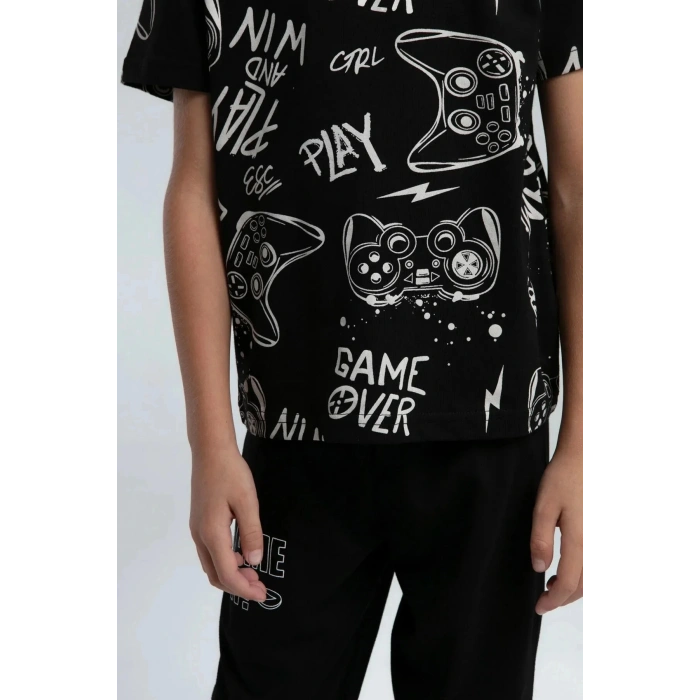 ERKEK ÇOCUK İKİLİ TAKIM - siyah